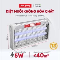 Đèn bắt muỗi Điện Quang ĐQ EML05L - Giá rẻ nhất hôm nay - Ảnh 3