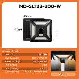 So sánh giá Đèn pha liền thể năng lượng mặt trời Modi MD-STL28-300-W 3C - Tìm sản phẩm giá rẻ nhất - Ảnh 15
