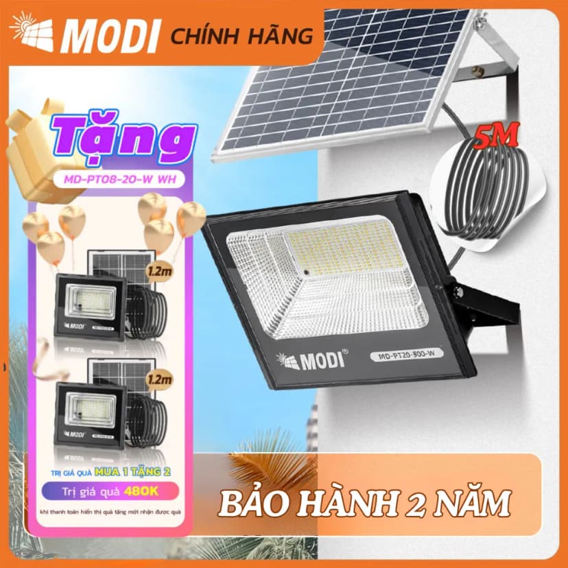 So sánh giá Đèn pha năng lượng mặt trời Modi MD-PT08-300-W - Tìm sản phẩm giá rẻ nhất - Ảnh 4