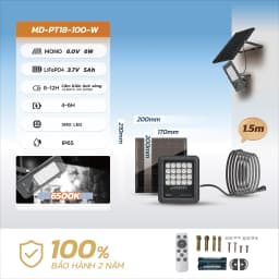 So sánh giá Đèn pha năng lượng mặt trời Modi MD-PT18-300-W - Tìm sản phẩm giá rẻ nhất - Ảnh 6