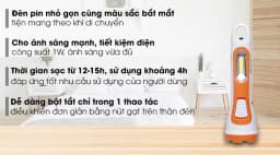 So sánh giá Đèn pin sạc đa năng Comet CRT453 - Tìm sản phẩm giá rẻ nhất - Ảnh 12