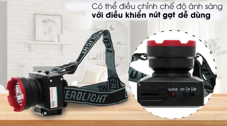 Đèn pin sạc đội đầu Sunhouse SHE-5012 - Giá rẻ nhất hôm nay - Ảnh 4