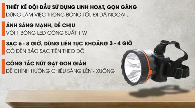 So sánh giá Đèn pin sạc đội đầu Điện Quang ĐQ PFL13 R BLO rẻ nhất? - Ảnh 7