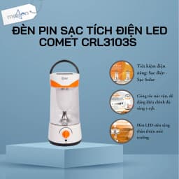 So sánh giá Đèn sạc năng lượng mặt trời Comet CRL3403S - Tìm sản phẩm giá rẻ nhất - Ảnh 4