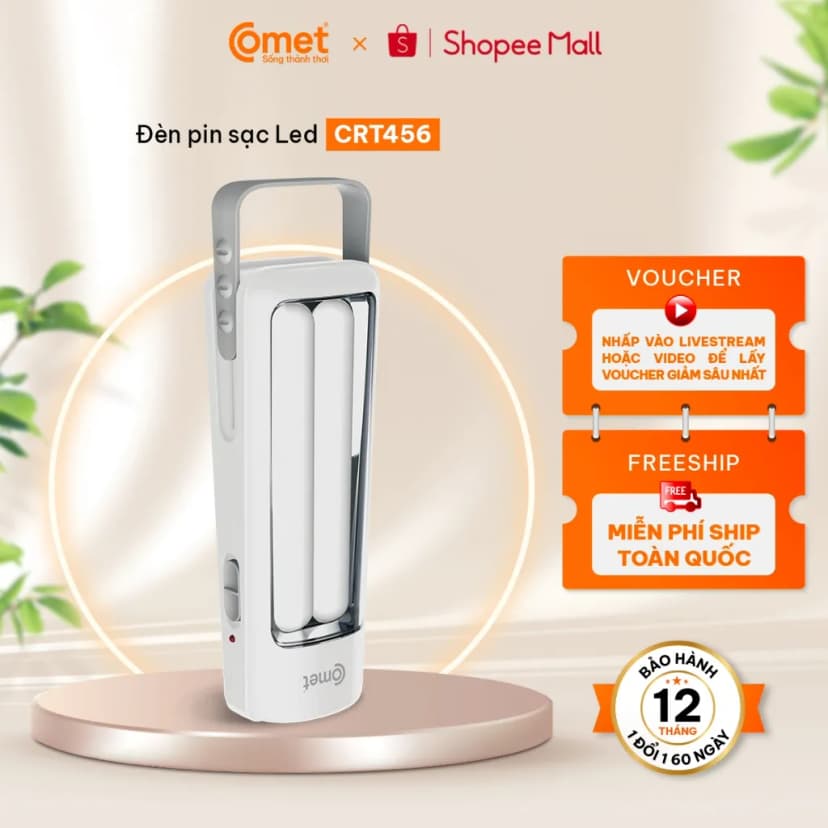 So sánh giá Đèn pin sạc đa năng Comet CRT456 - Tìm sản phẩm giá rẻ nhất - Ảnh 6