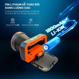 Đèn pin sạc đội đầu Comet CRT1616