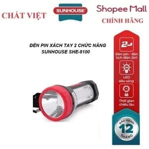 So sánh giá Đèn pin sạc đa năng Sunhouse SHE - 8100 rẻ nhất? - Ảnh 10