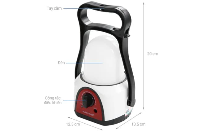 So sánh giá Đèn sạc Sunhouse SHE-6848LA rẻ nhất? - Ảnh 12