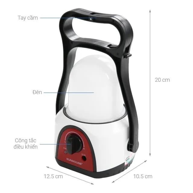 So sánh giá Đèn sạc Sunhouse SHE-6848LA rẻ nhất? - Ảnh 17