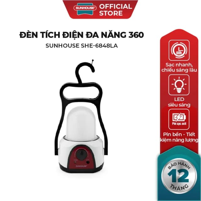 So sánh giá Đèn sạc Sunhouse SHE-6848LA rẻ nhất? - Ảnh 7