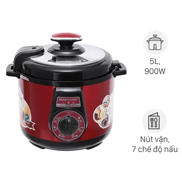 So sánh giá Nồi áp suất điện Sunhouse SHD-1552 5 lít rẻ nhất? - Ảnh 2