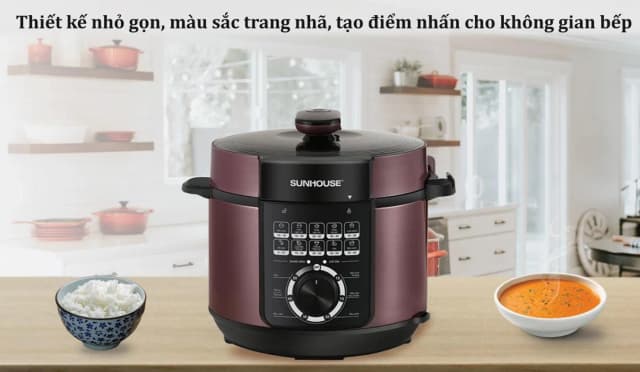 So sánh giá Nồi áp suất điện Sunhouse SHD1657 6 lít rẻ nhất? - Ảnh 17