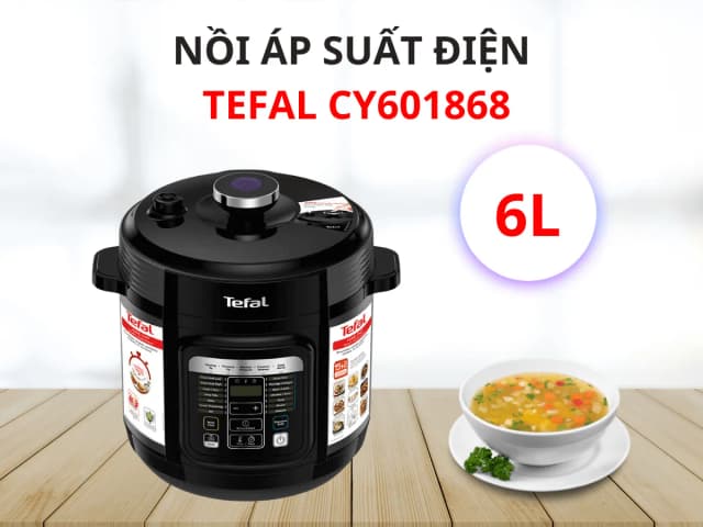 So sánh giá Nồi áp suất điện Tefal CY601868 6 lít rẻ nhất? - Ảnh 12