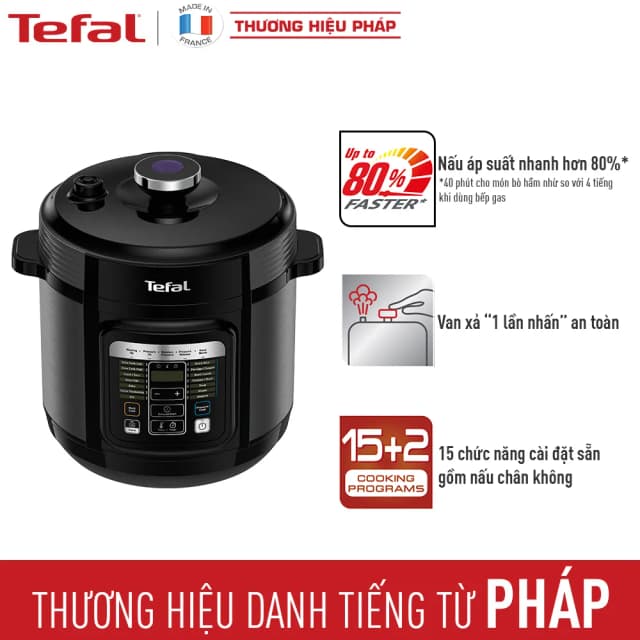 So sánh giá Nồi áp suất điện Tefal CY601868 6 lít rẻ nhất? - Ảnh 16