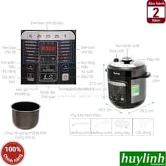 So sánh giá Nồi áp suất điện Tefal CY601868 6 lít rẻ nhất? - Ảnh 18