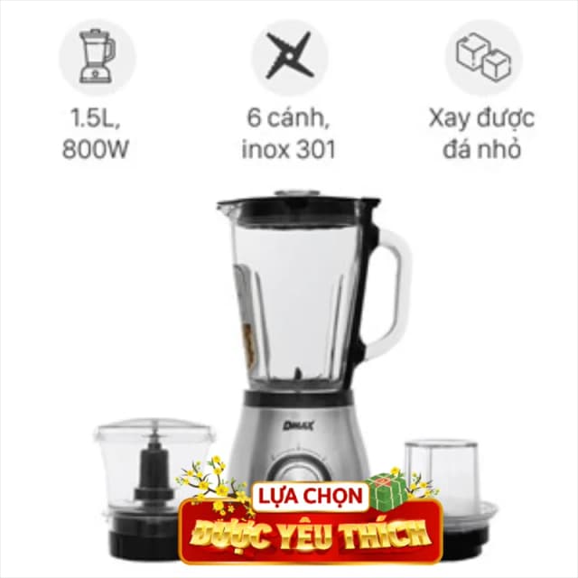 So sánh giá Máy xay sinh tố đa năng DMAX BL9702-GS rẻ nhất? - Ảnh 6