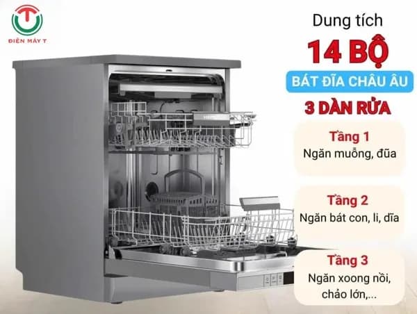 So sánh giá Máy rửa chén độc lập Hafele HDW-F602TS (535.29.551) rẻ nhất? - Ảnh 6