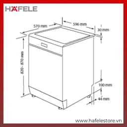 So sánh giá Máy rửa chén độc lập Hafele HDW-F6081B (533.23.201) - Tìm sản phẩm giá rẻ nhất - Ảnh 12