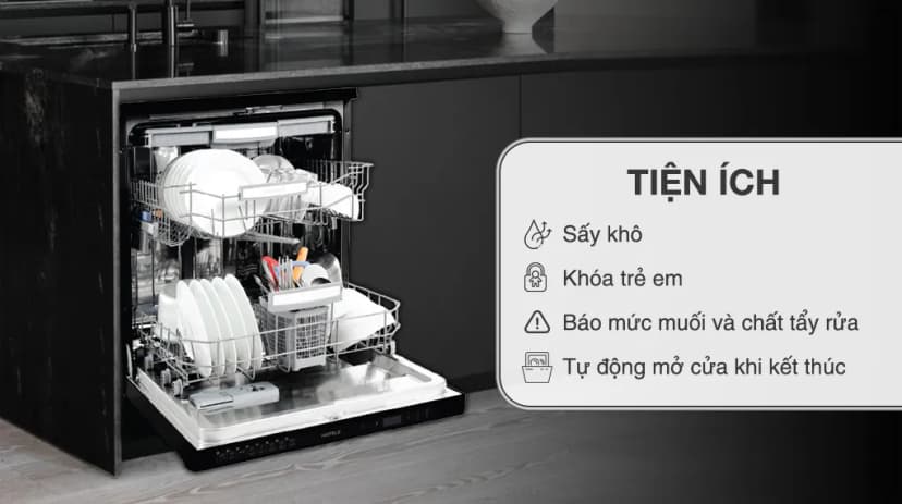 So sánh giá Máy rửa chén độc lập Hafele HDW-F6081B (533.23.201) - Tìm sản phẩm giá rẻ nhất - Ảnh 5