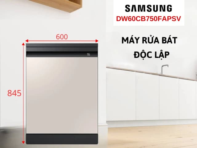 So sánh giá Máy rửa chén độc lập Samsung Bespoke DW60CB750FAPSV rẻ nhất? - Ảnh 11