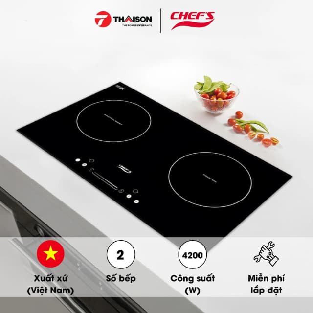 Bếp từ đôi lắp âm Chef's EH - DIH220 - Ảnh 3