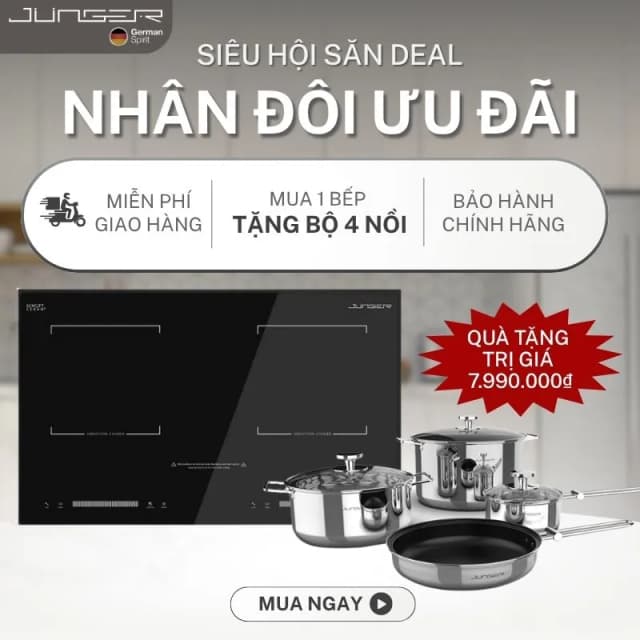 So sánh giá Bếp từ đôi âm Junger CEJ-200-II 4000W rẻ nhất? - Ảnh 16