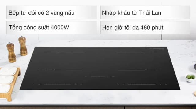 Bếp từ đôi âm Junger MK-22 4000W - Ảnh 12