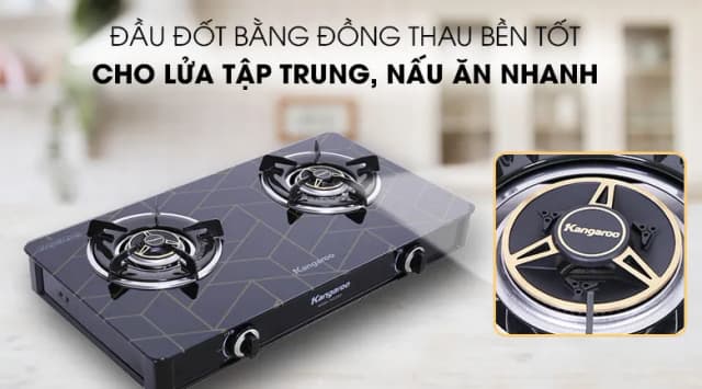 So sánh giá Bếp ga đôi Kangaroo KG526M rẻ nhất? - Ảnh 6