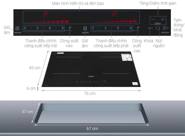 Top 1 so sánh giá Bếp từ đôi âm Chef's EH - DIH203 4400W - Tìm sản phẩm giá rẻ nhất - Ảnh 84