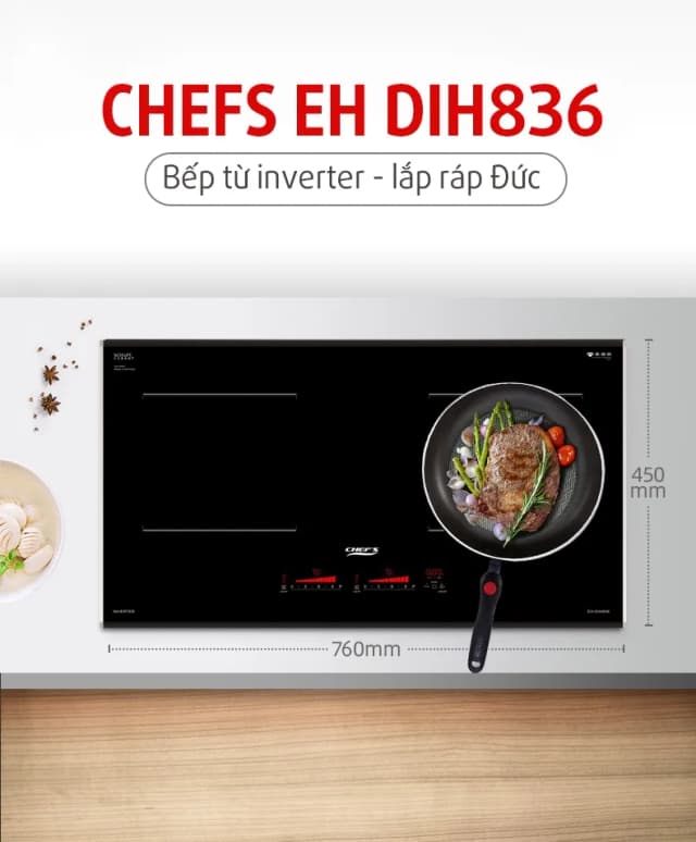 Top 1 so sánh giá Bếp từ đôi lắp âm Chef's EH - DIH836 - Tìm sản phẩm giá rẻ nhất - Ảnh 9