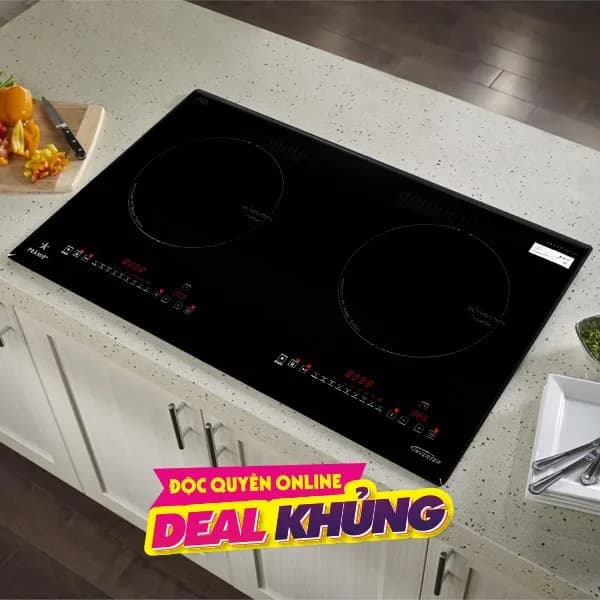 So sánh giá Bếp từ đôi âm Pramie 2205 5200W rẻ nhất? - Ảnh 2