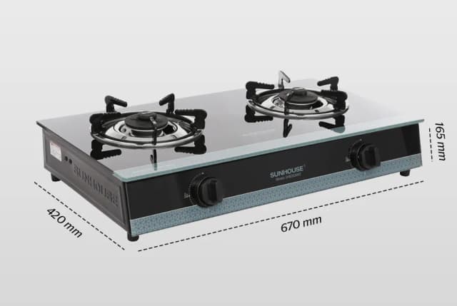 Bếp ga đôi Sunhouse SHB3326MT - Ảnh 12
