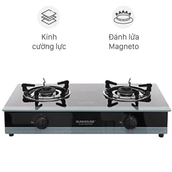 So sánh giá Bếp ga đôi Sunhouse SHB3326MT rẻ nhất? - Ảnh 2