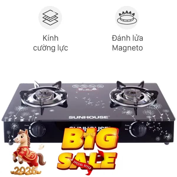 So sánh giá Bếp ga đôi Sunhouse SHB3326MT rẻ nhất? - Ảnh 13