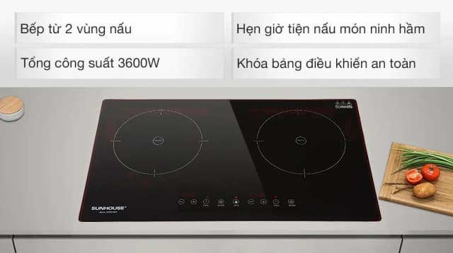 Top 1 so sánh giá Bếp từ đôi lắp âm Sunhouse SHB9111MT - Tìm sản phẩm giá rẻ nhất - Ảnh 5