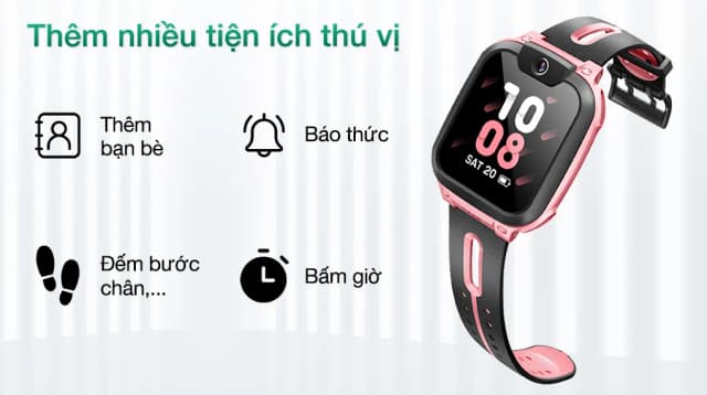 So sánh giá Đồng hồ định vị trẻ em imoo Z1 Hồng Nhạt rẻ nhất? - Ảnh 6