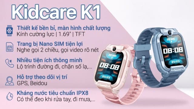 So sánh giá Đồng hồ định vị trẻ em Kidcare K1 rẻ nhất? - Ảnh 5