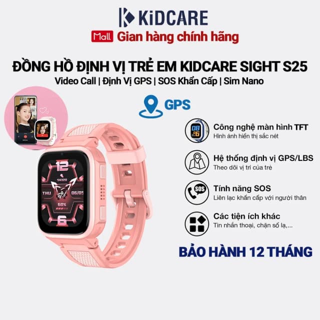 So sánh giá Đồng hồ định vị trẻ em Kidcare Sight S25 rẻ nhất? - Ảnh 13