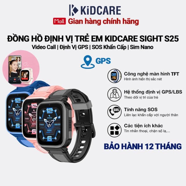 So sánh giá Đồng hồ định vị trẻ em Kidcare Sight S25 rẻ nhất? - Ảnh 8