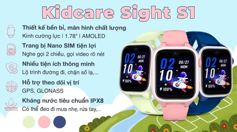 So sánh giá Đồng hồ định vị trẻ em Kidcare Sight S5 4G - Tìm sản phẩm giá rẻ nhất - Ảnh 12