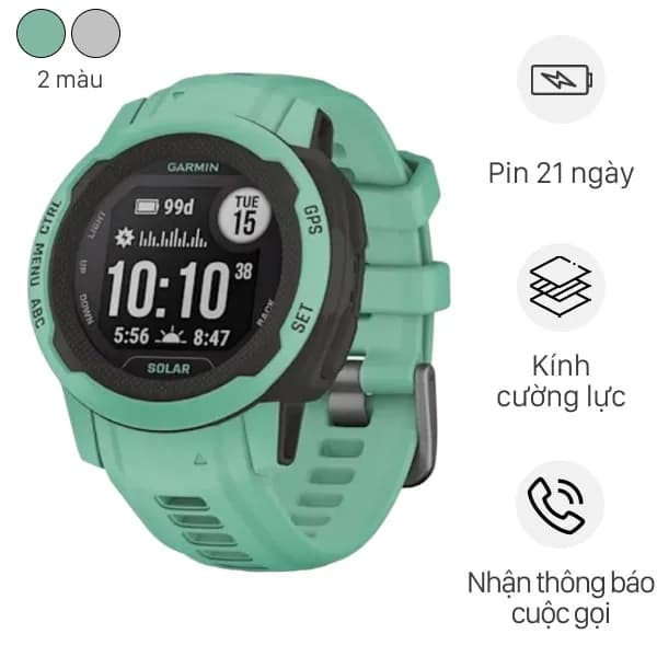 Garmin Instinct 2S Solar 40mm dây silicone - Ảnh 7