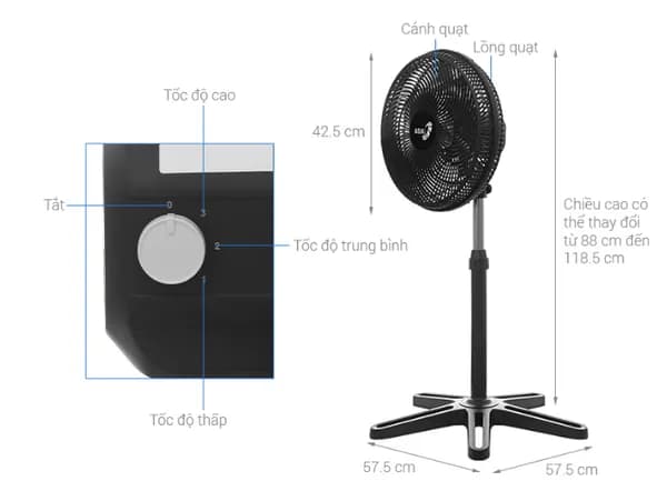 Top 1 so sánh giá Quạt đứng Asia 3 cánh VY449690 55W - Tìm sản phẩm giá rẻ nhất - Ảnh 17