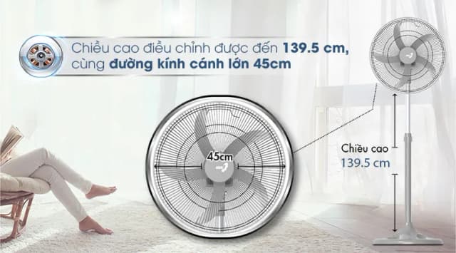 Top 1 so sánh giá Quạt đứng Asia 3 cánh VY449690 55W - Tìm sản phẩm giá rẻ nhất - Ảnh 25