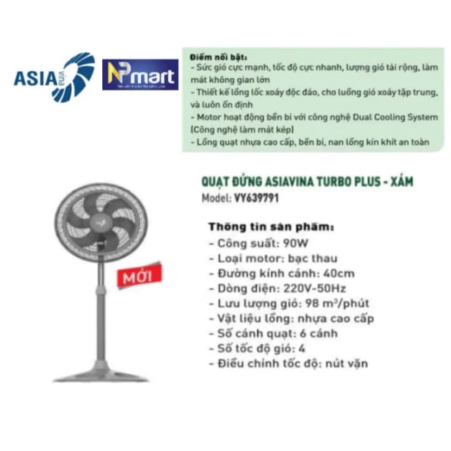 Top 1 so sánh giá Quạt đứng Asia 3 cánh VY449690 55W - Tìm sản phẩm giá rẻ nhất - Ảnh 44