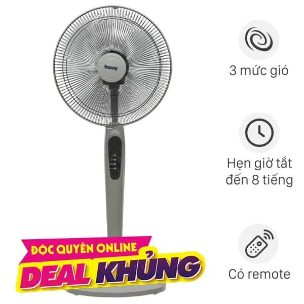 So sánh giá Quạt đứng Benny 3 cánh FM16GX 50W rẻ nhất? - Ảnh 2