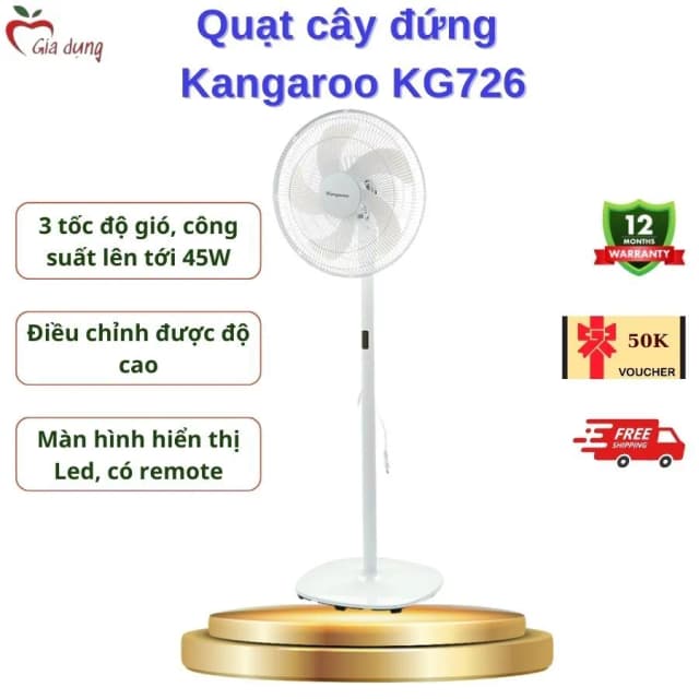Top 1 so sánh giá Quạt đứng Kangaroo 5 cánh KG726 45W - Tìm sản phẩm giá rẻ nhất - Ảnh 62
