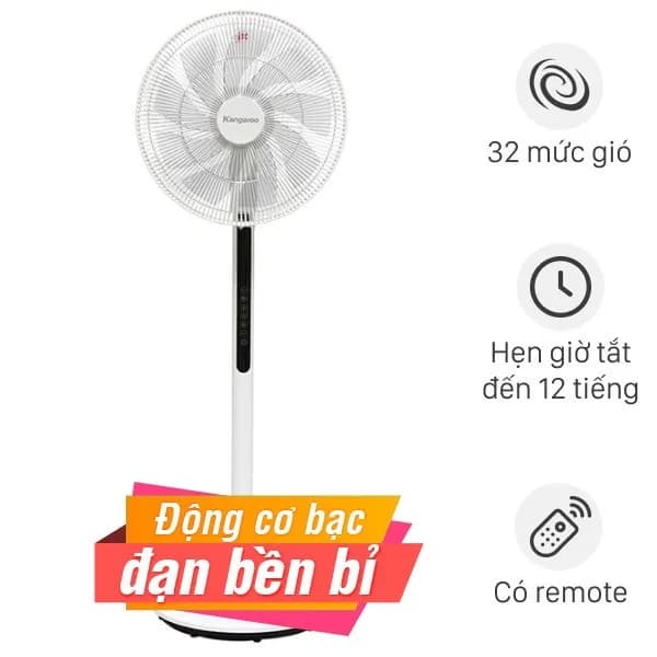 So sánh giá Quạt đứng Kangaroo 9 cánh KG729 33W rẻ nhất? - Ảnh 6