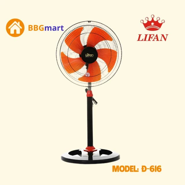 So sánh giá Quạt đứng Lifan 5 cánh Đ-616 45W rẻ nhất? - Ảnh 3
