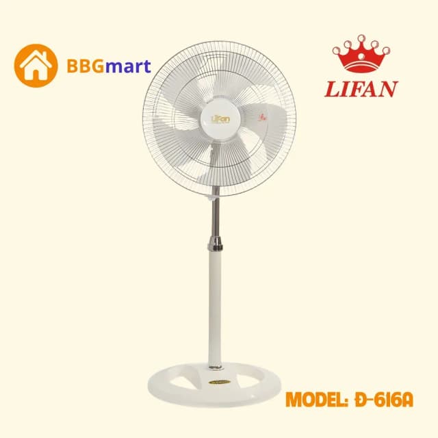 So sánh giá Quạt đứng Lifan 5 cánh Đ-616 45W rẻ nhất? - Ảnh 4