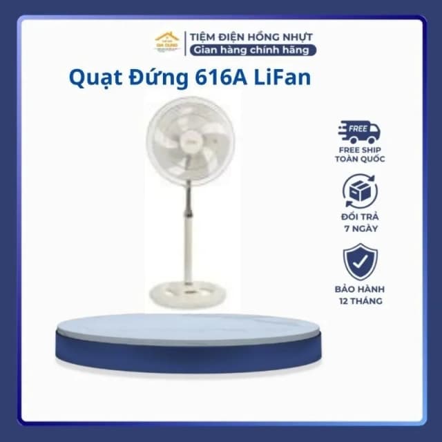 So sánh giá Quạt đứng Lifan 5 cánh Đ-616A 45W rẻ nhất? - Ảnh 8